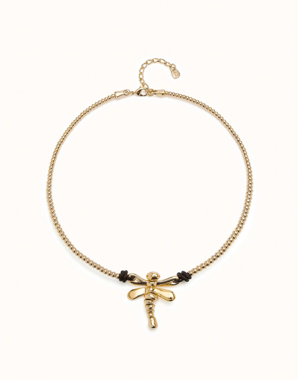 UNO DE 5O- Short pendant necklace with Dragonfly image 0