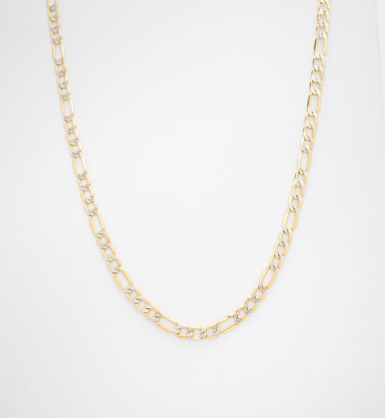 Two Tones Figaro Chain 22” image 0