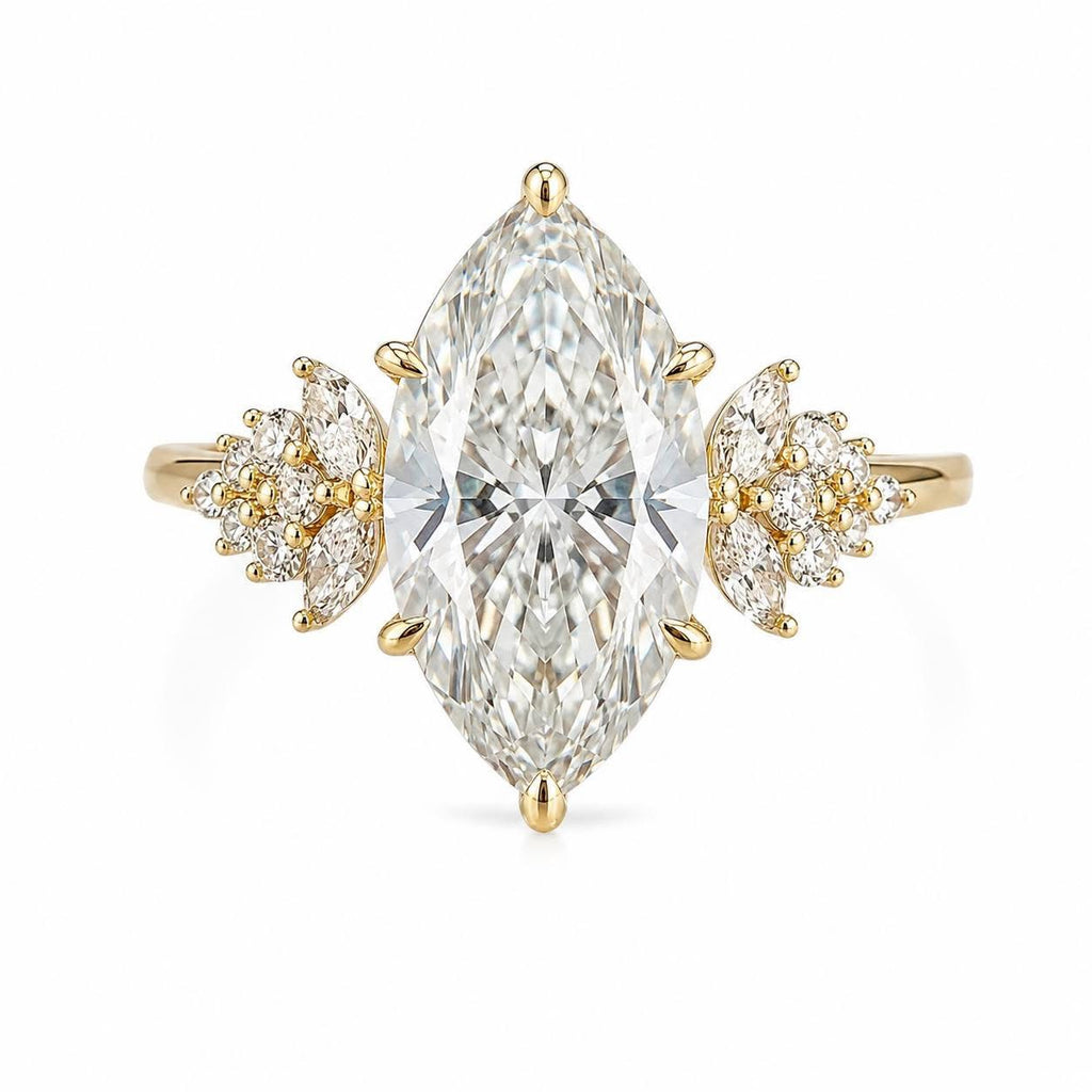 Lab Grown Diamond- Marquise Cut Solitaire