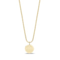 ARZ STEEL- Mini Round Pendant Gold image 0