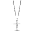 ARZ STEEL- Crucified Cross Pendant Silver image 0