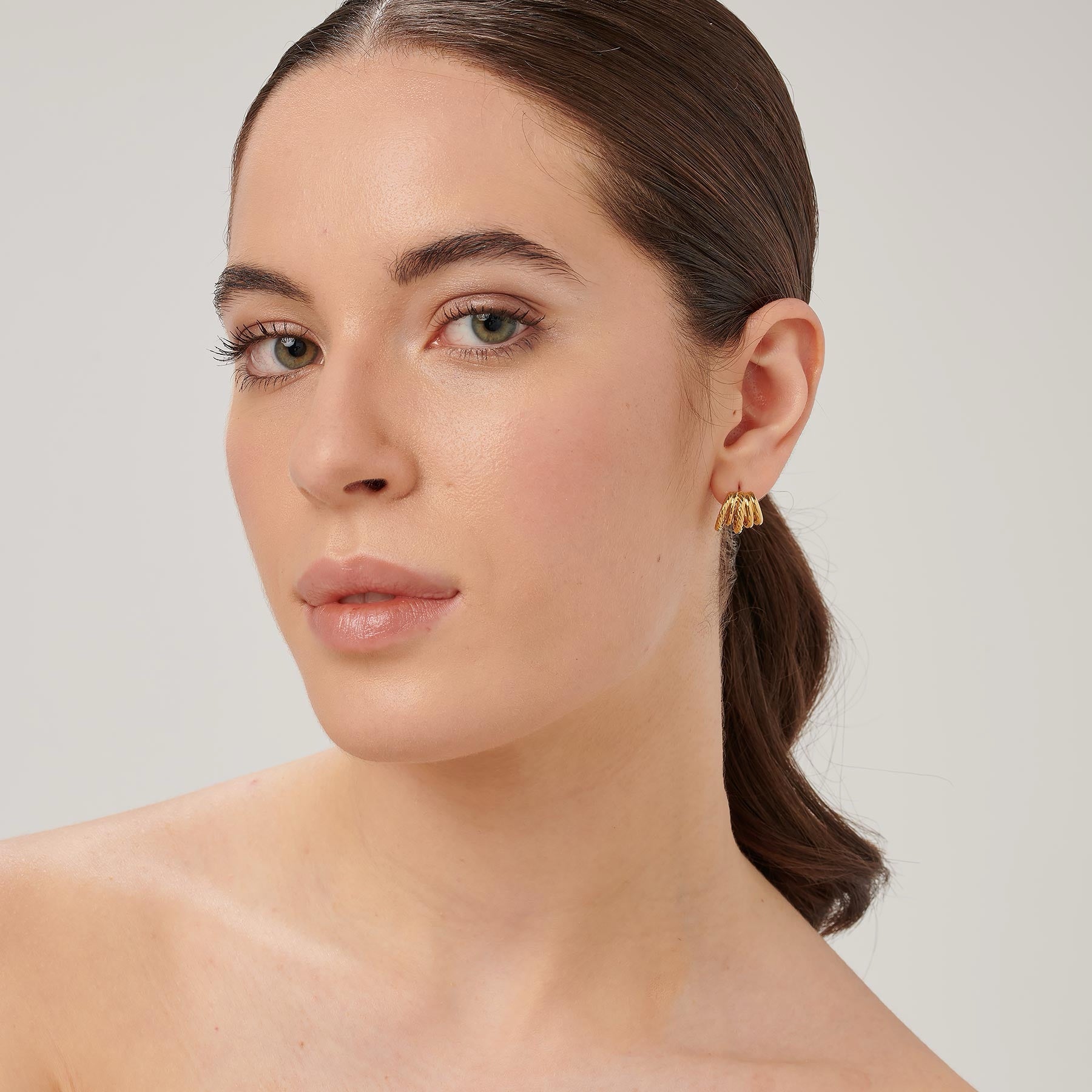 BROSWAY- Amy Gold Earrings image 1