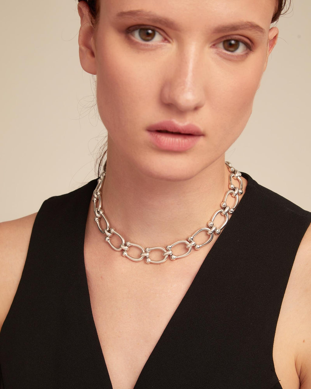 UNO DE 5O- Short link chain necklace image 1