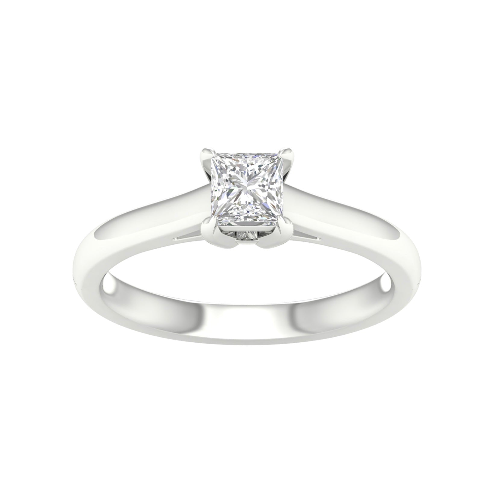 Lab Grown Diamond- Square Cut Solitaire image 0