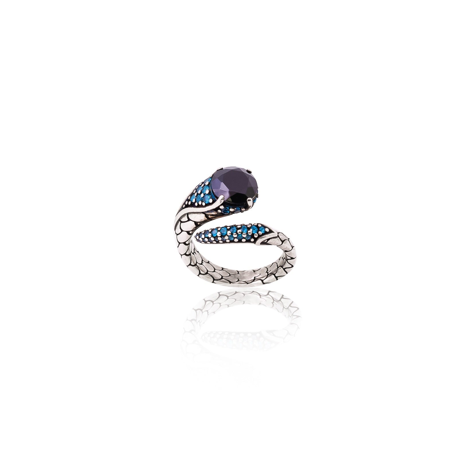 MISTERO- Black &amp; Blue Ring image 0