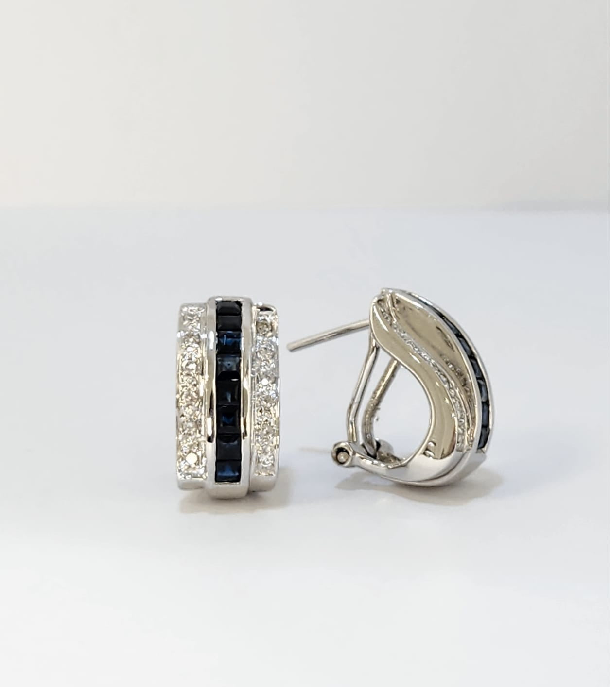 Sapphire &amp; Diamonds Earrings image 0