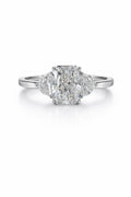 Lab Grown Diamond- Rectangular Cut Solitaire