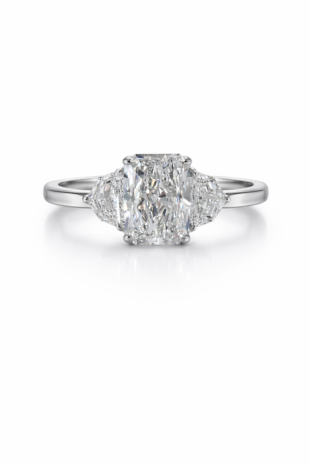 Lab Grown Diamond- Rectangular Cut Solitaire