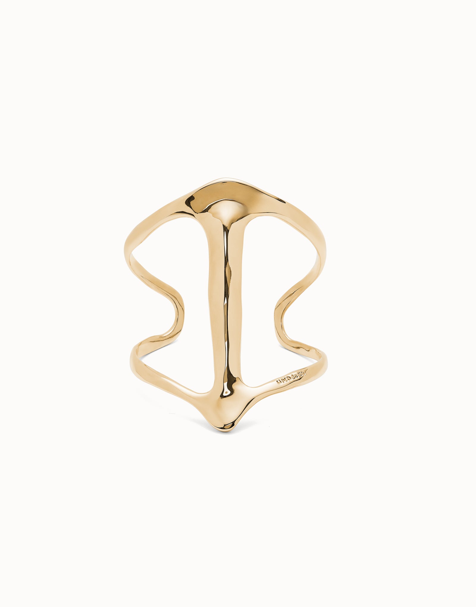 UNO DE 50- Cuff bracelet with manta ray structure