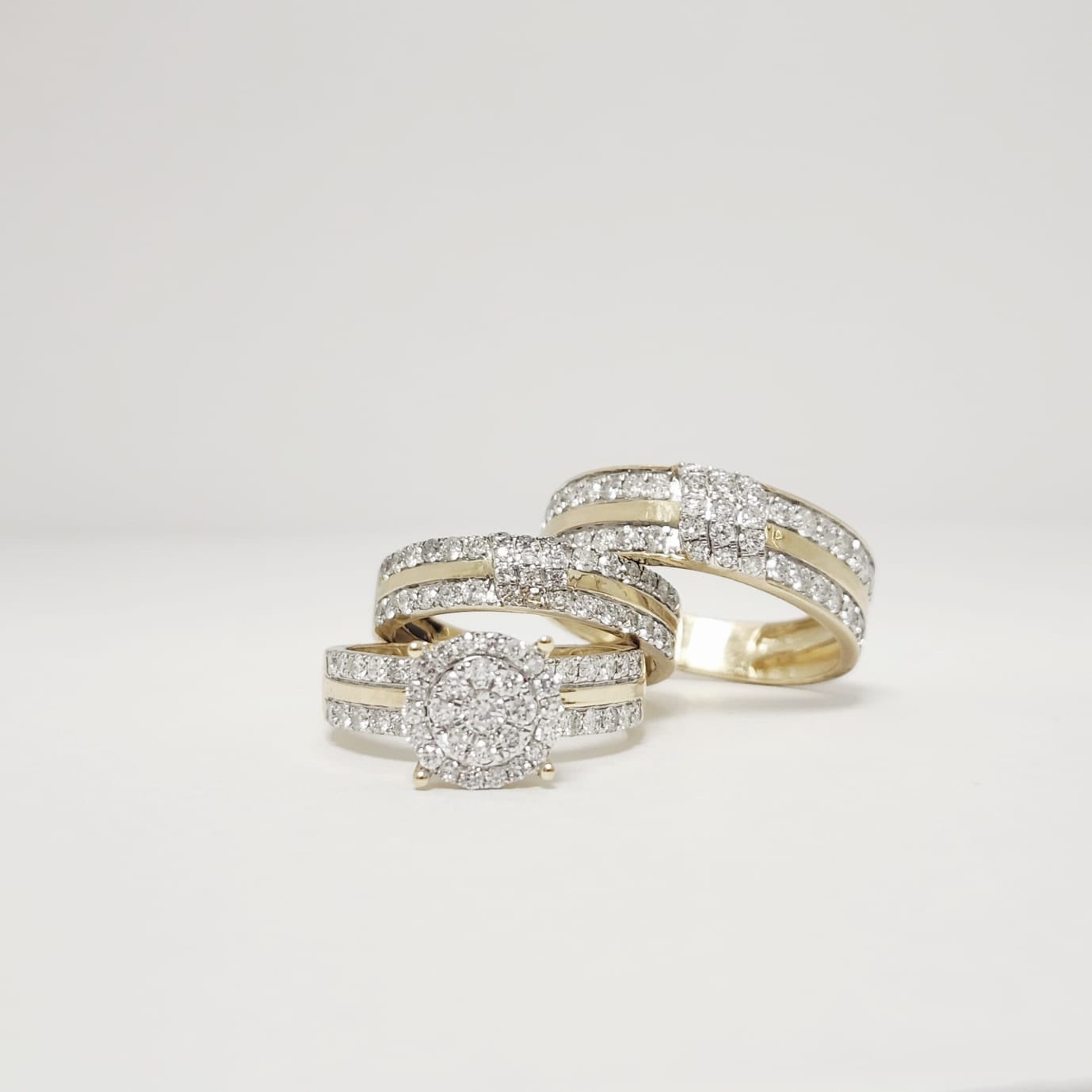 Diamond- Round Cut Wedding Set image 0