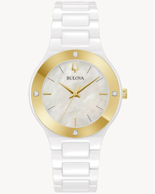 BULOVA- Modern Millenia Ceramic Women’s Watch image 0