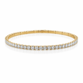 Lab Grown Diamond- Flexible Bangle