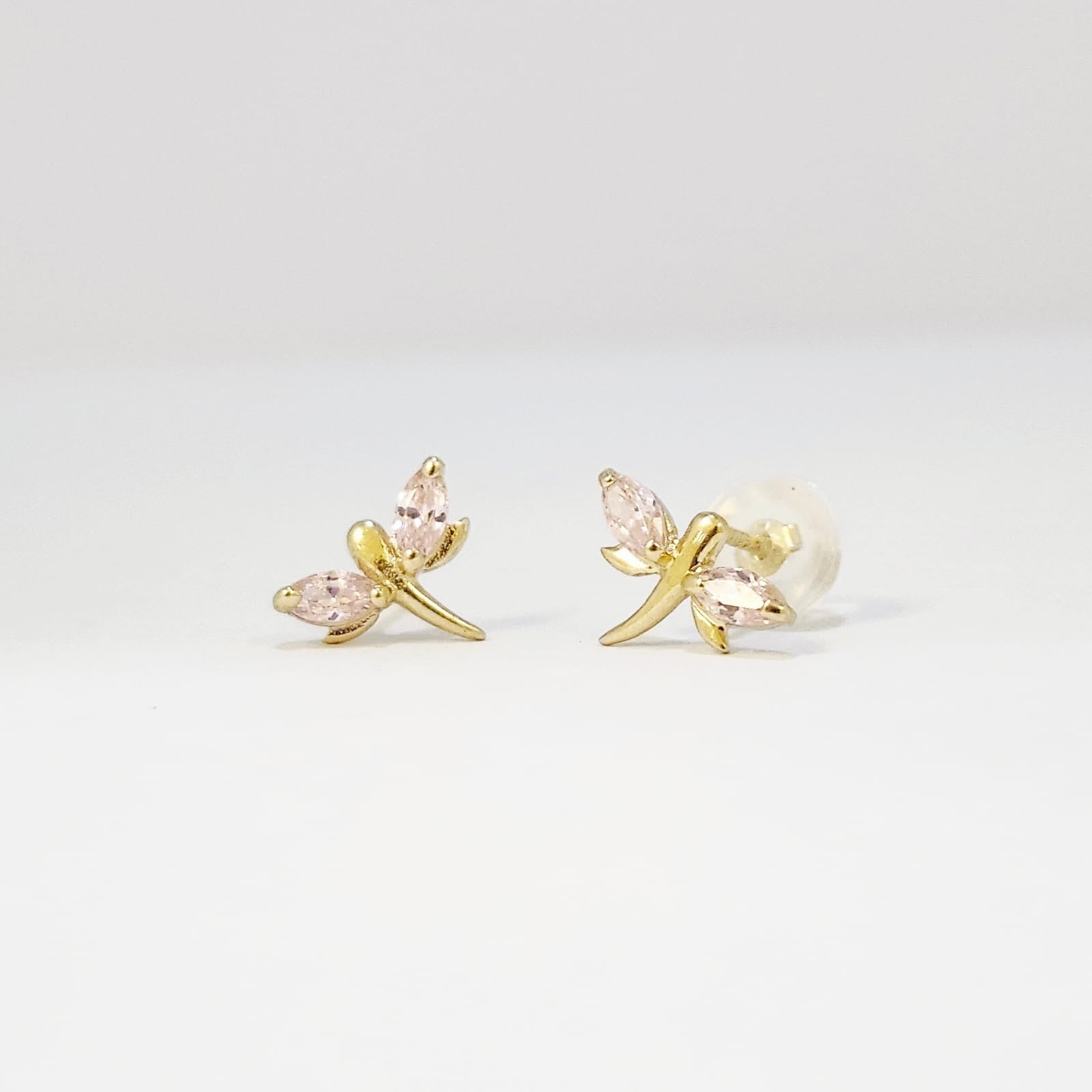 Pink Dragonfly Earrings image 0