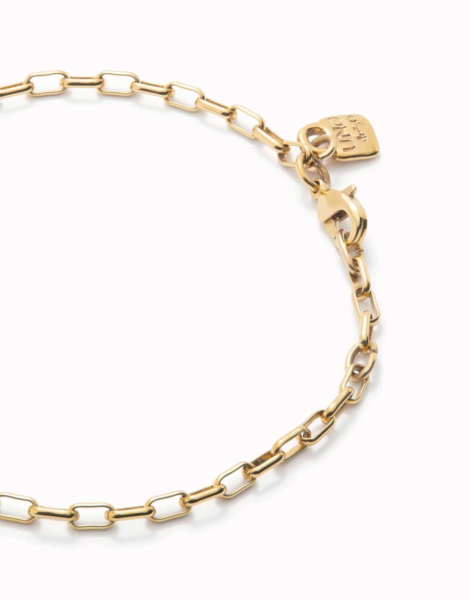 UNO DE 5O PERSONALIZATION- Mid-sized link charm chain bracelet image 2