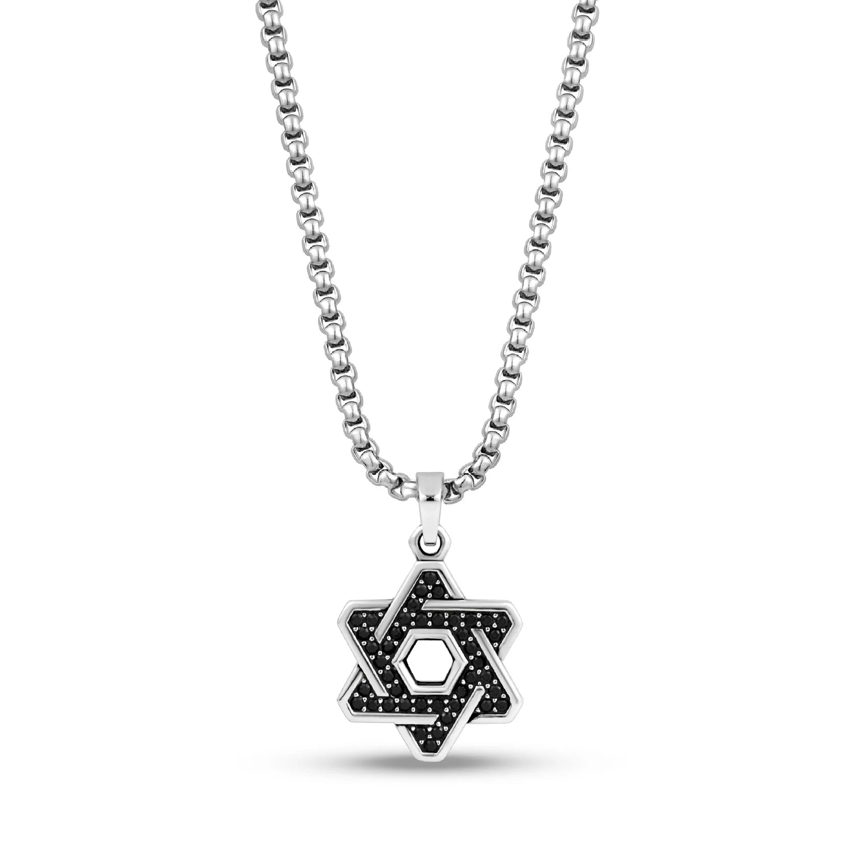 ARZ STEEL- Star of David Pendant Silver image 0