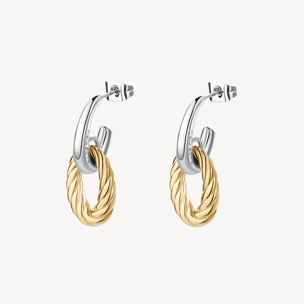 BROSWAY- Two Tones Amy Earrings image 0