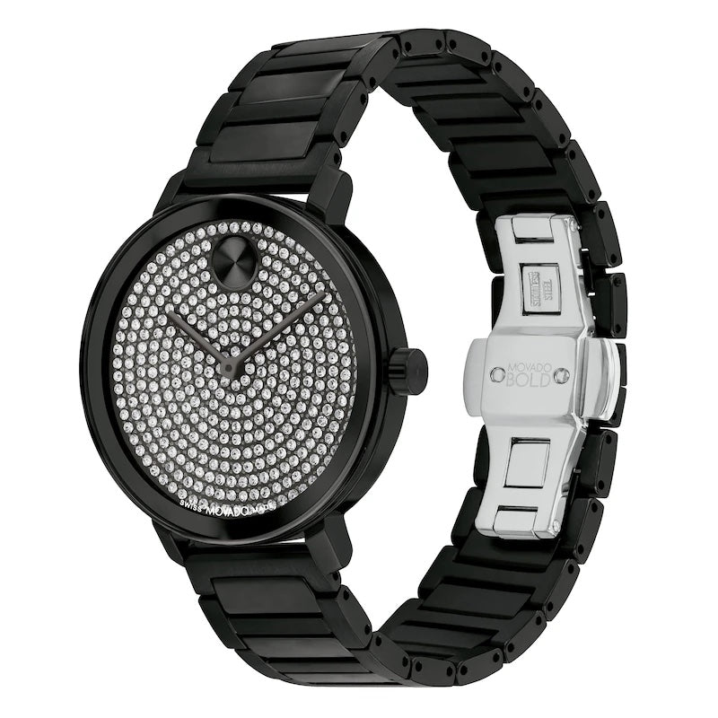 MOVADO- Bold Shimmer Blck Women’s Watch image 1