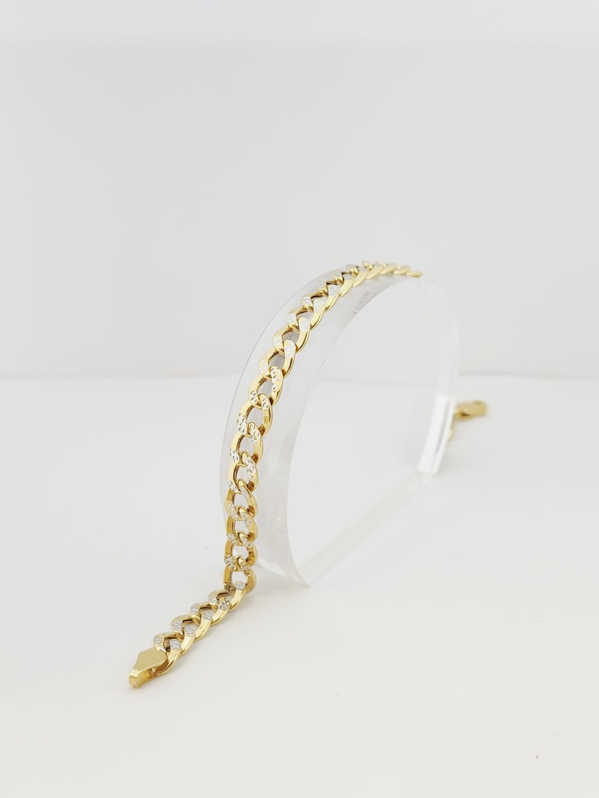 Cuban Link Two Tones Bracelet image 0