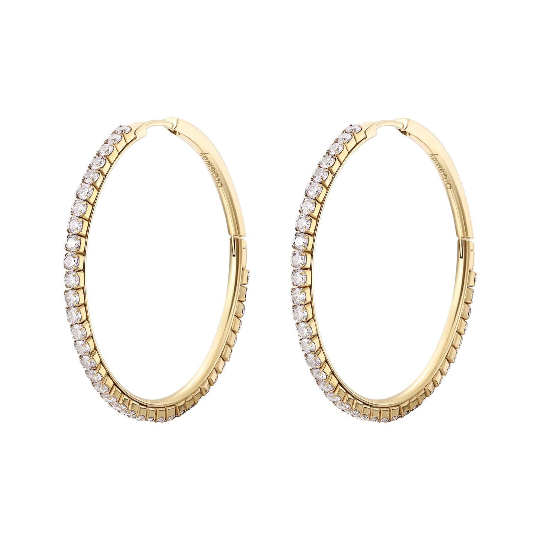 BROSWAY- Desideri Gold Large Earrings image 0