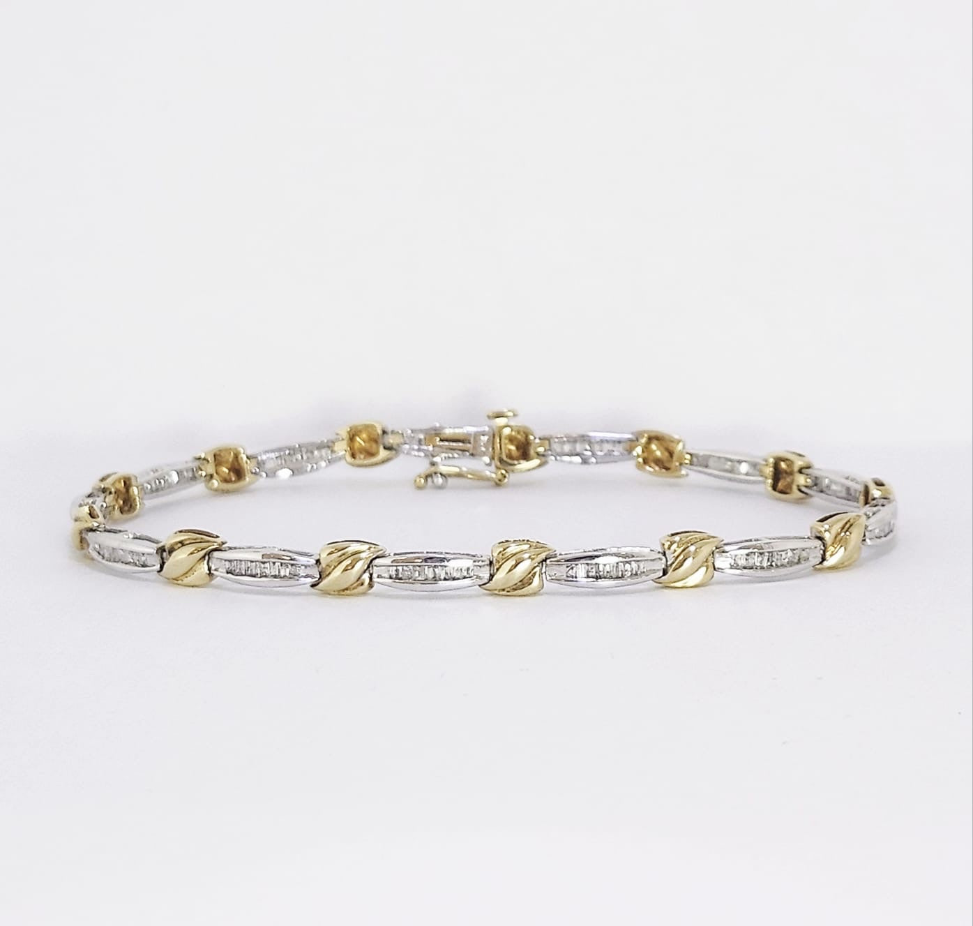 Two Tones Diamond Bracelet image 0