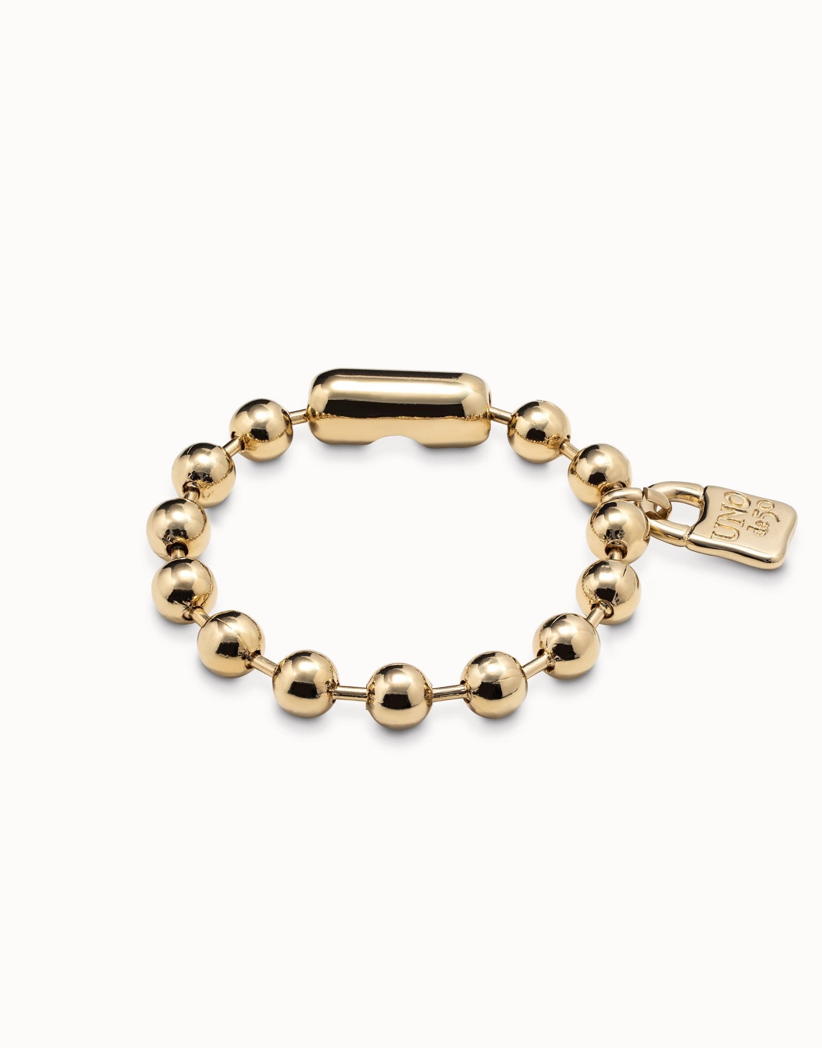UNO DE 5O- Copito de Nieve Gold Bracelet image 0
