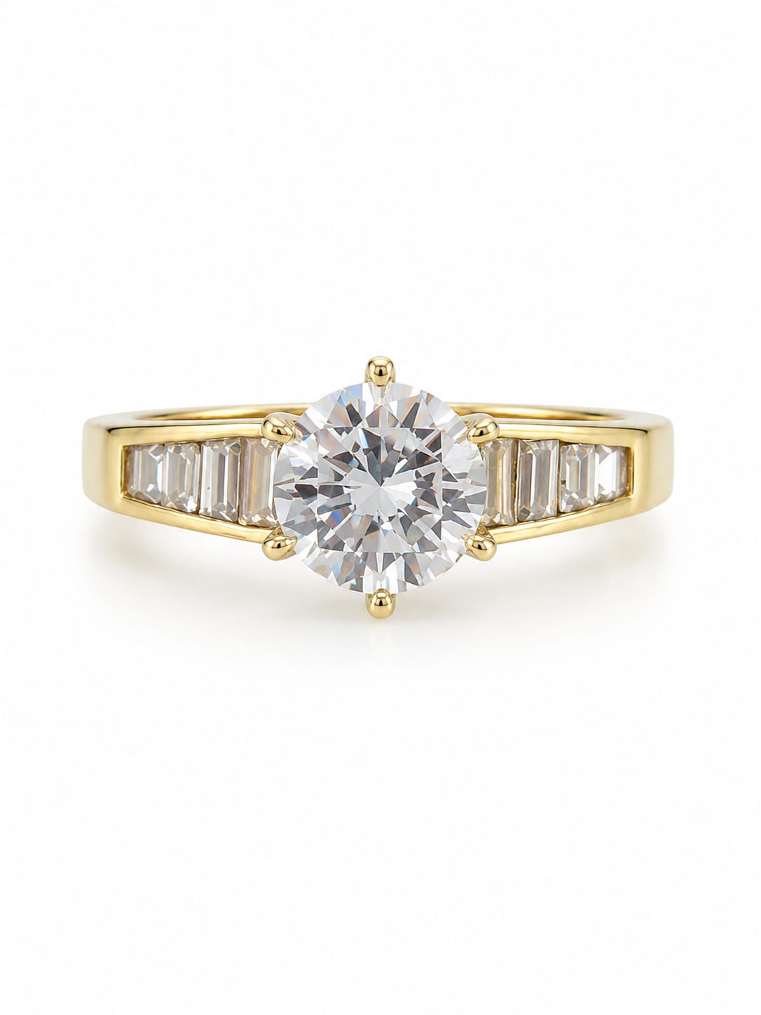 CZ- Round Cut Solitaire
