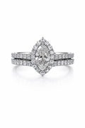 Lab Grown Diamond- Marquise Cut Bridal Set