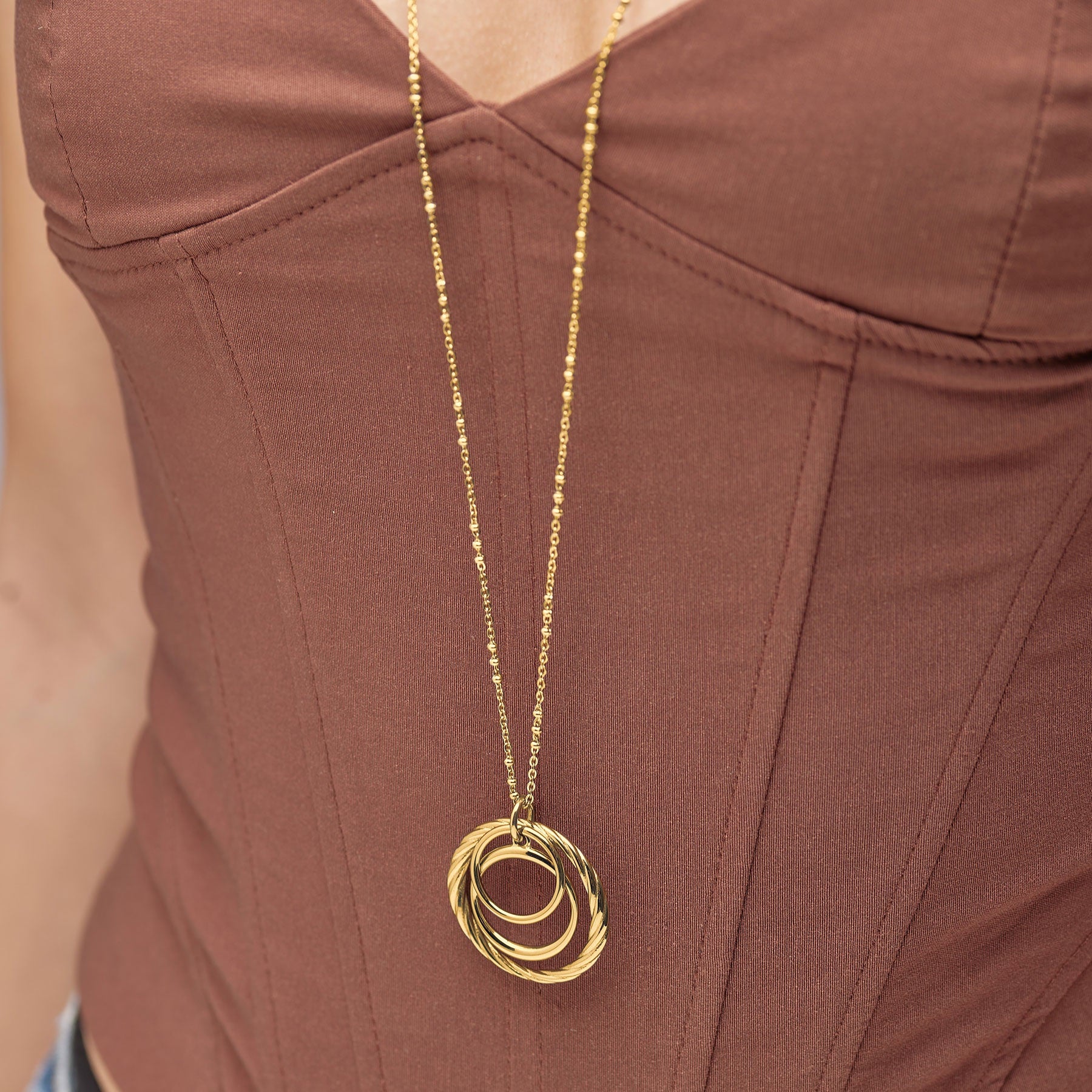 BROSWAY- Amy Gold Necklace image 3