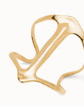UNO DE 50- Cuff bracelet with manta ray structure