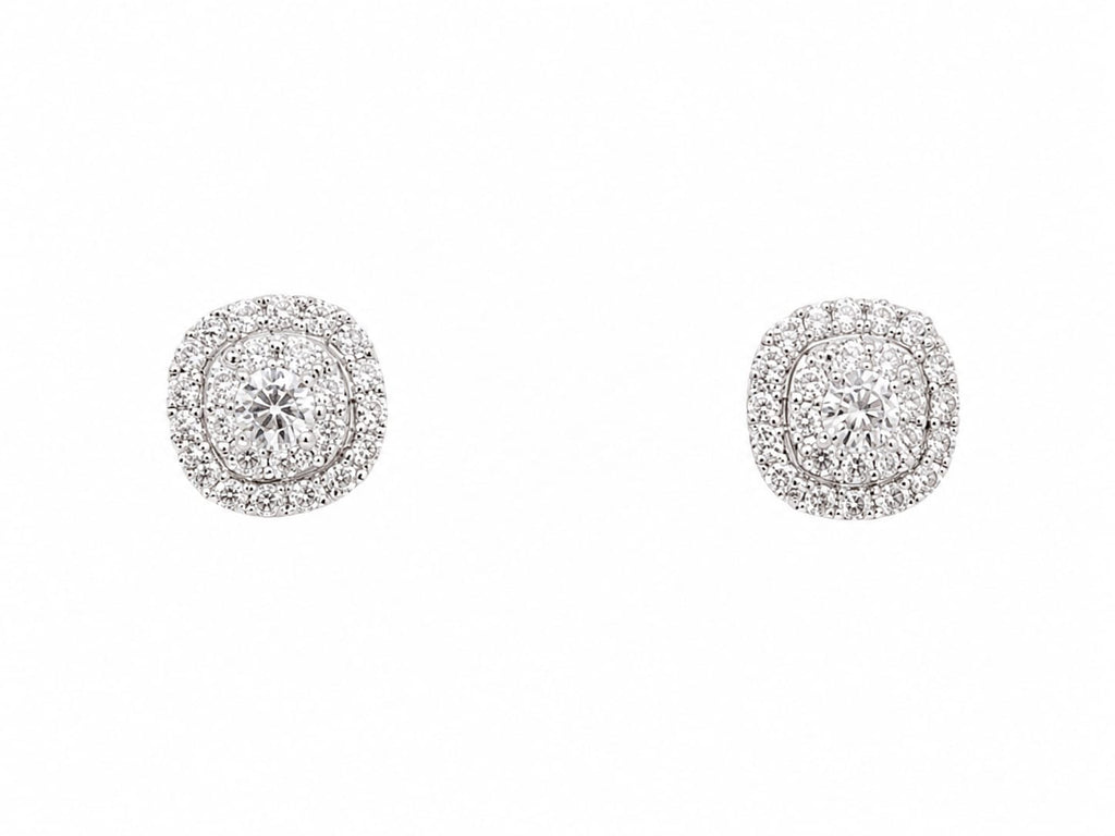 Lab Grown Diamond- Classic Halo Studs