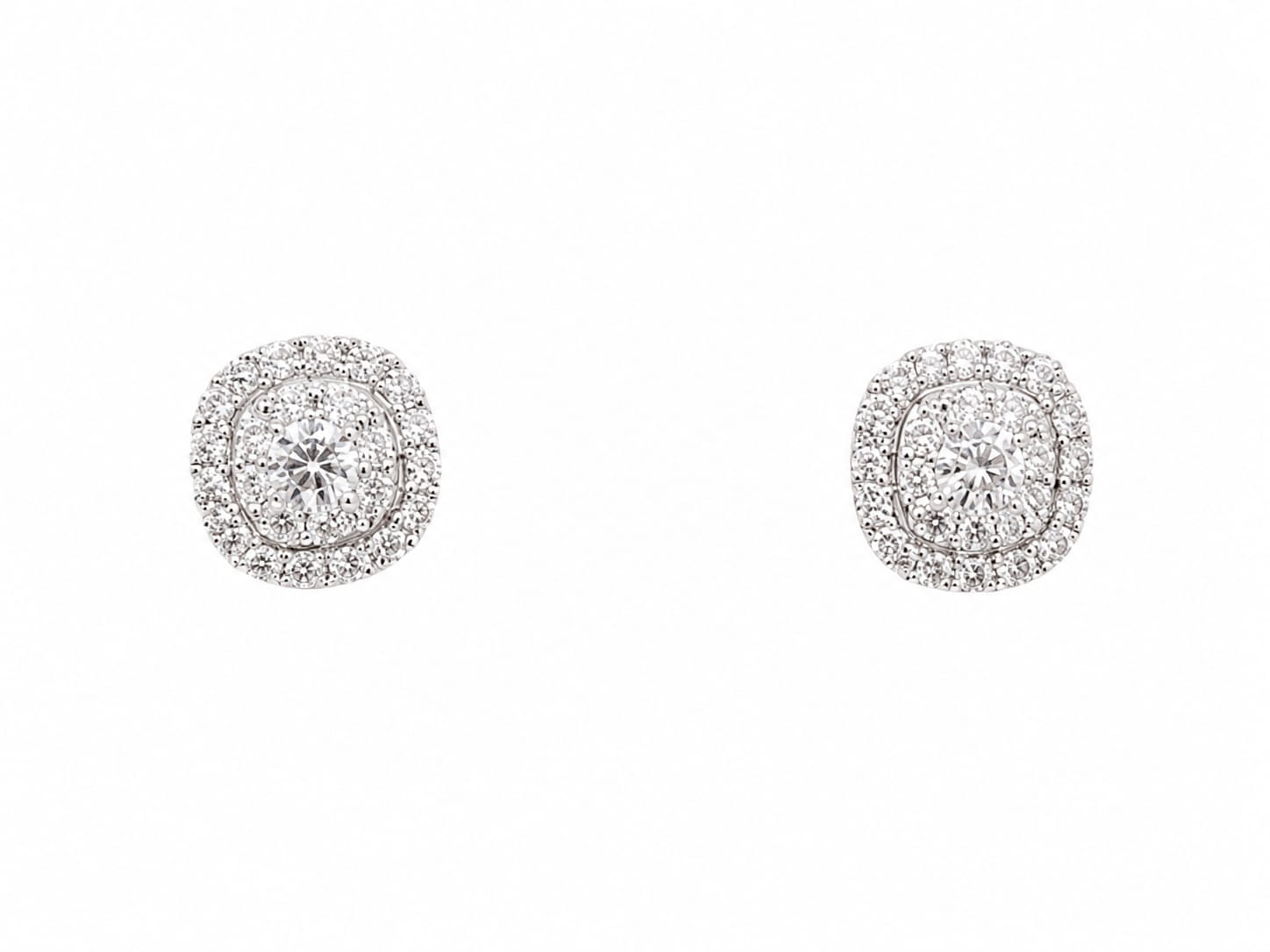 Lab Grown Diamond- Classic Halo Studs