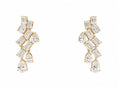Lab Grown Diamond- Baguette & Pear Cut Earrings
