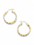 Hoops- Two Tones Medium