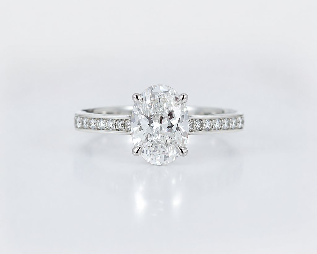 Lab Grown Diamond- Oval Cut Solitaire