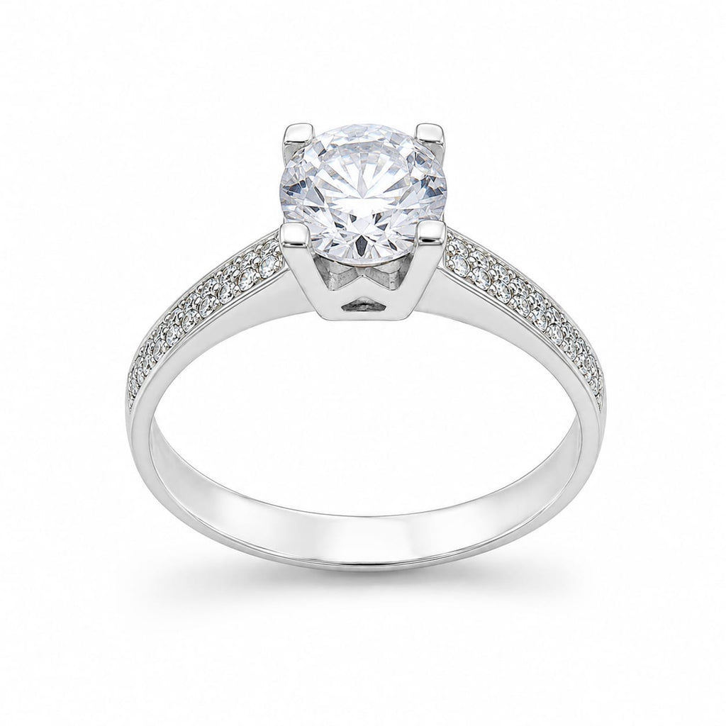 CZ- Round Cut Solitaire