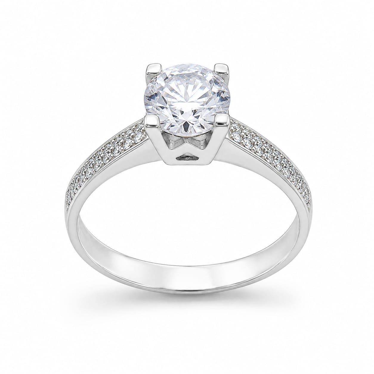 CZ- Round Cut Solitaire