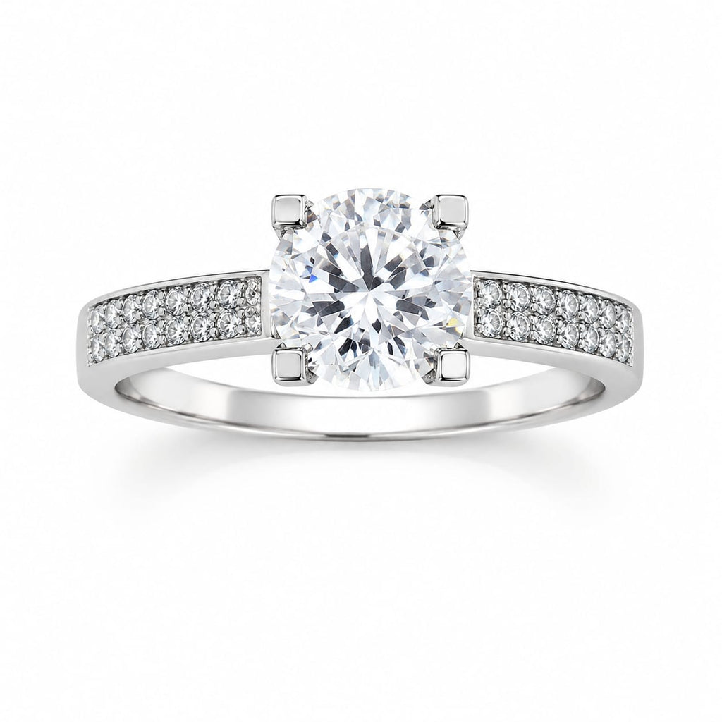 CZ- Round Cut Solitaire