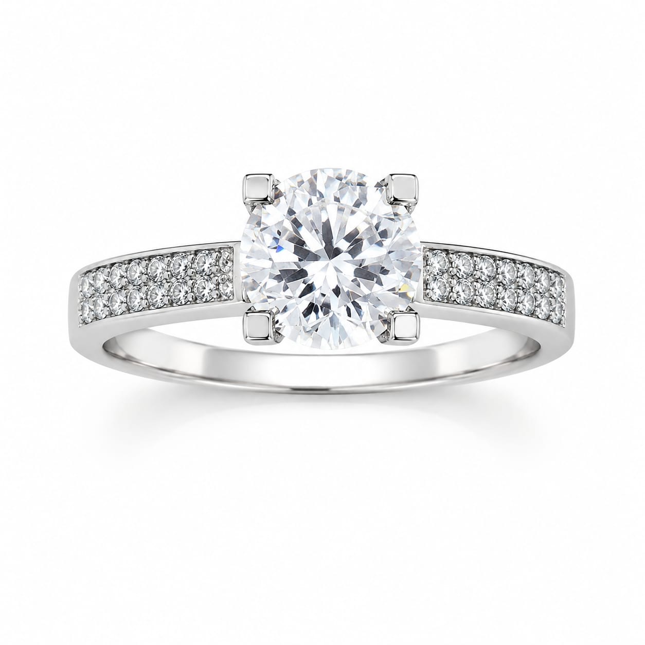 CZ- Round Cut Solitaire