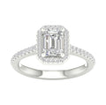 Lab Grown Diamond- Emerald Cut Solitaire
