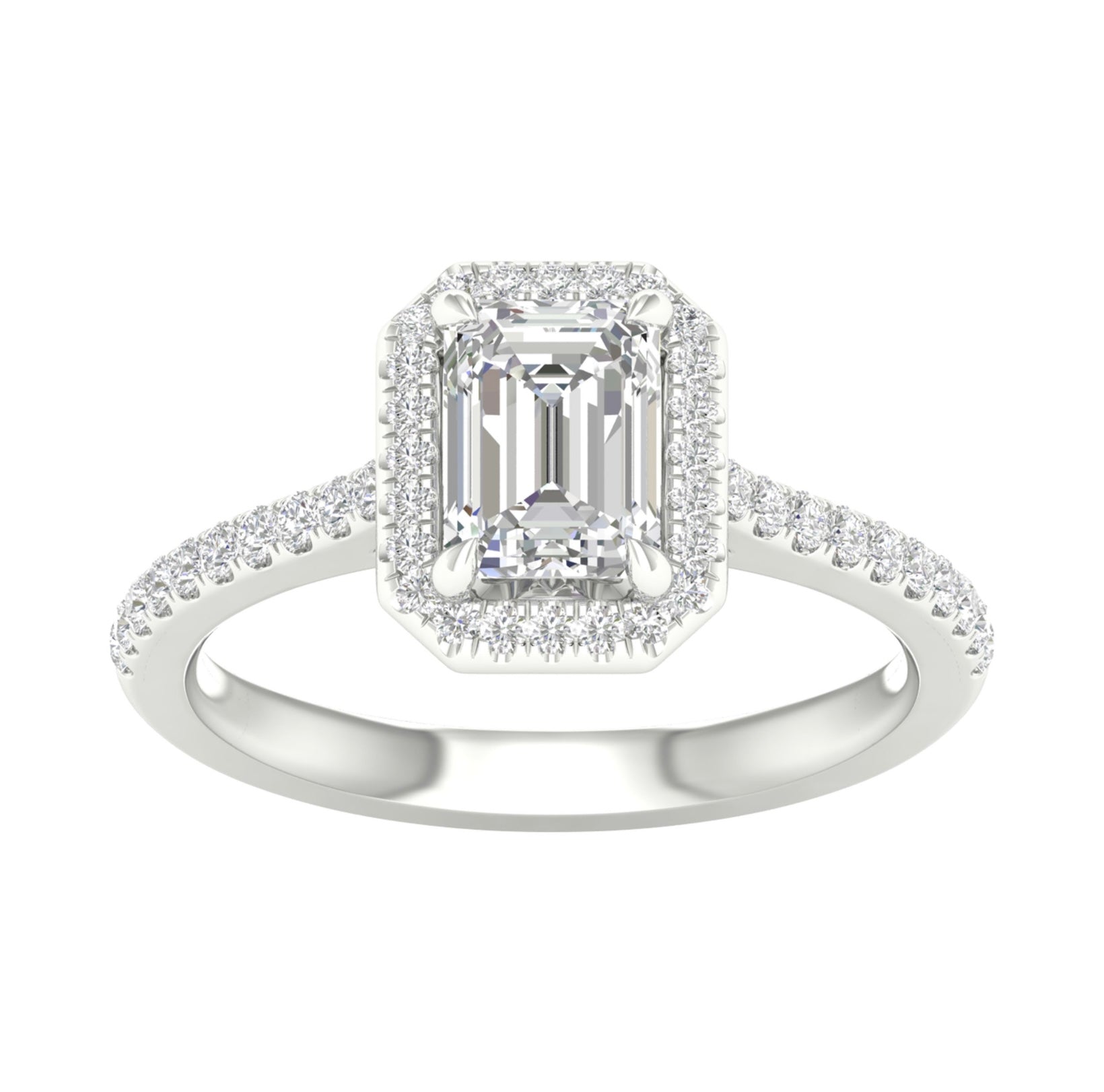 Lab Grown Diamond- Emerald Cut Solitaire