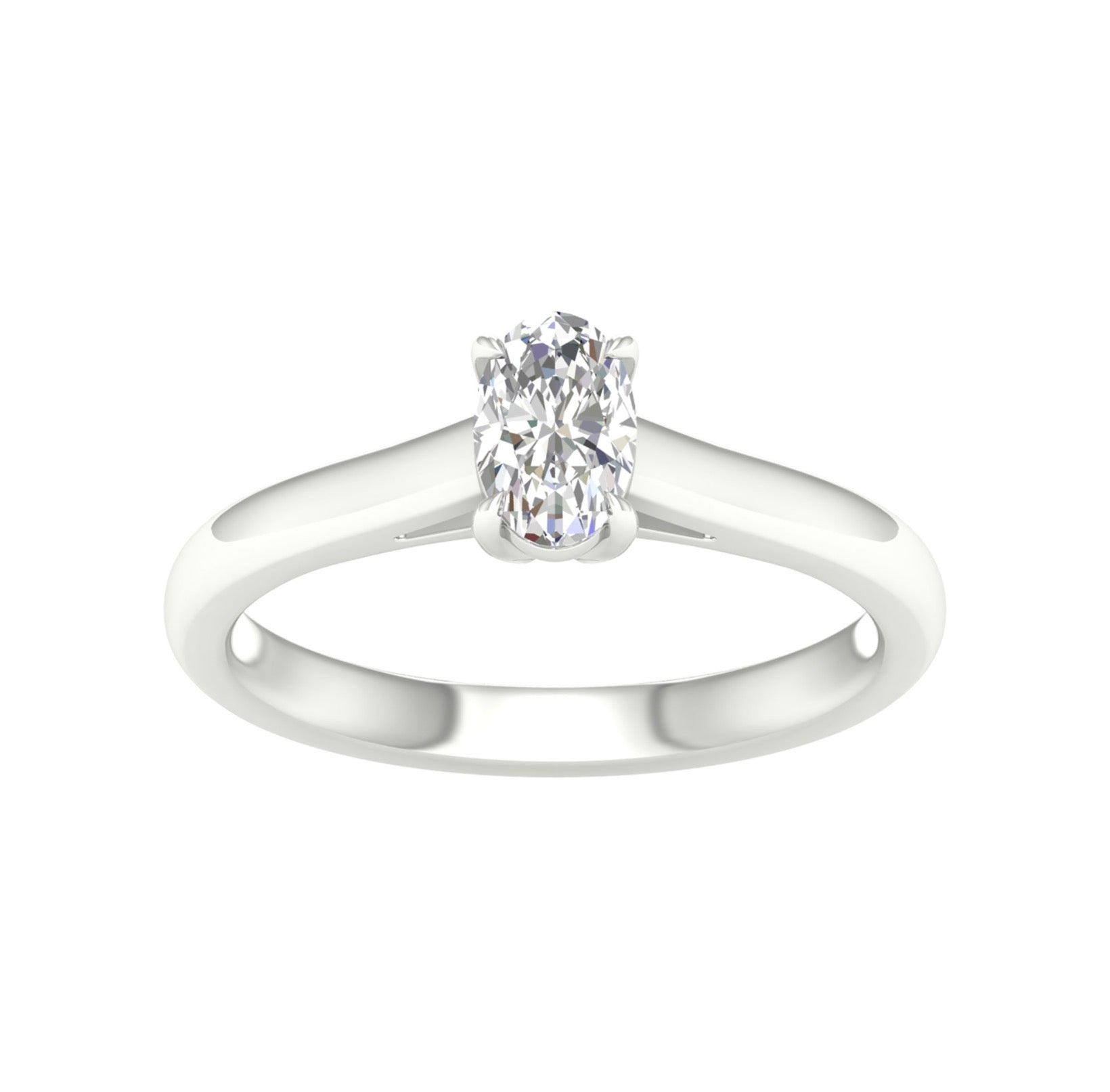 Lab Grown Diamond- Oval Cut Solitaire