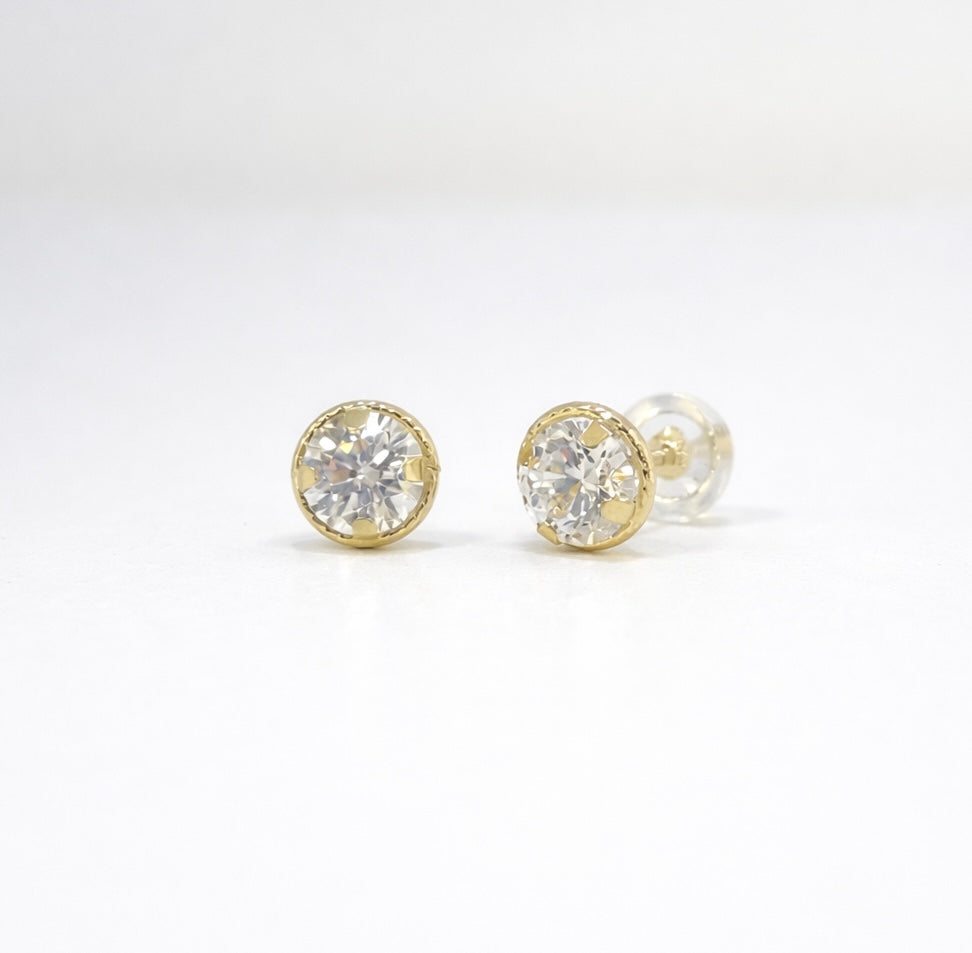 Round Beveled Earrings (Biseladas)