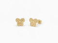 Golden Butterfly Earrings