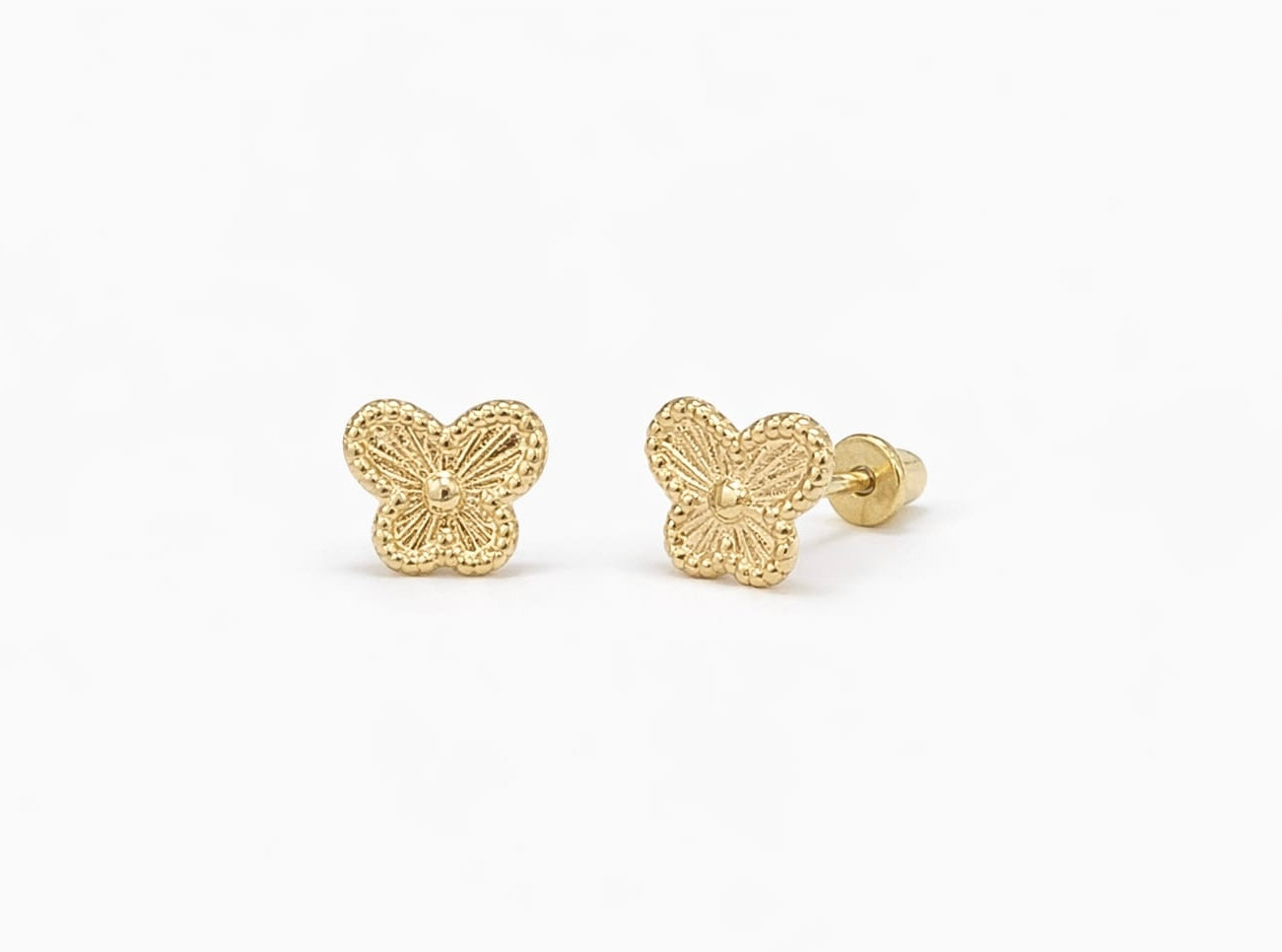Golden Butterfly Earrings