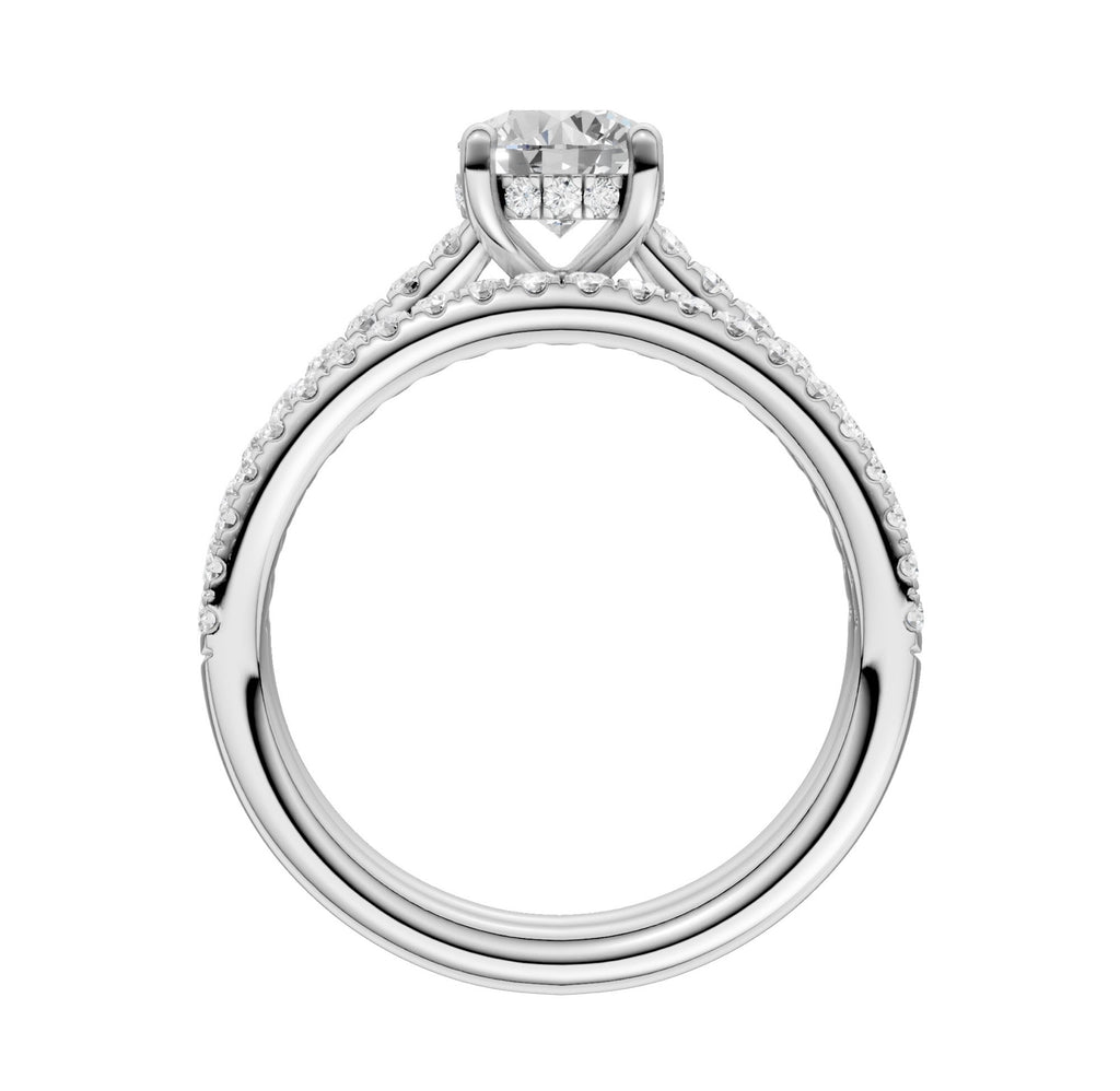 Lab Grown Diamond- Round Cut Bridal Set