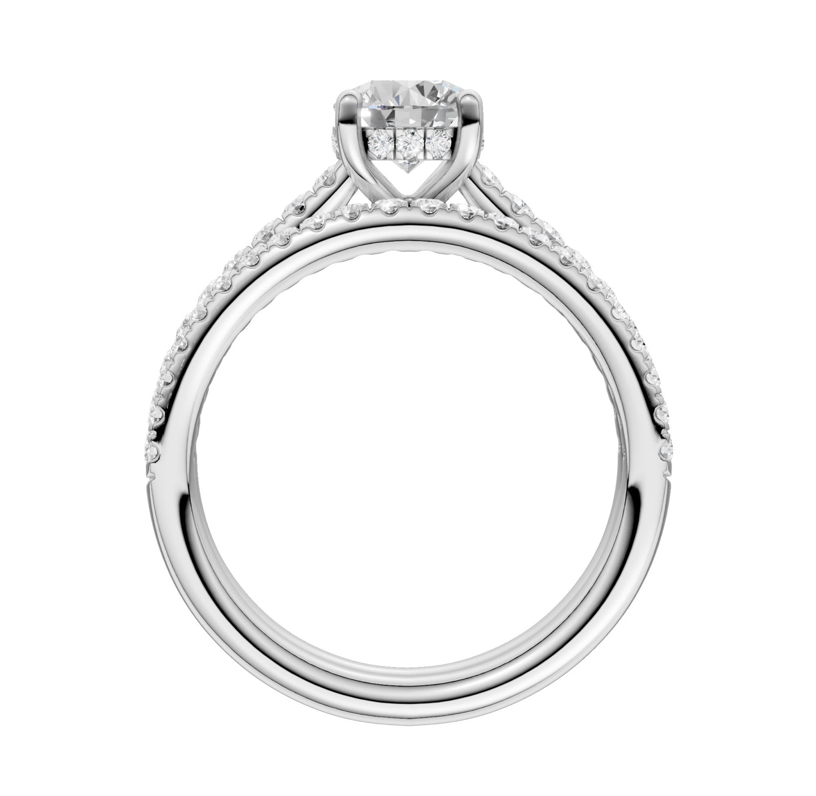 Lab Grown Diamond- Round Cut Bridal Set