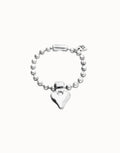 UNO DE 50- “Pálpito Collection” Bead bracelet with heart detail