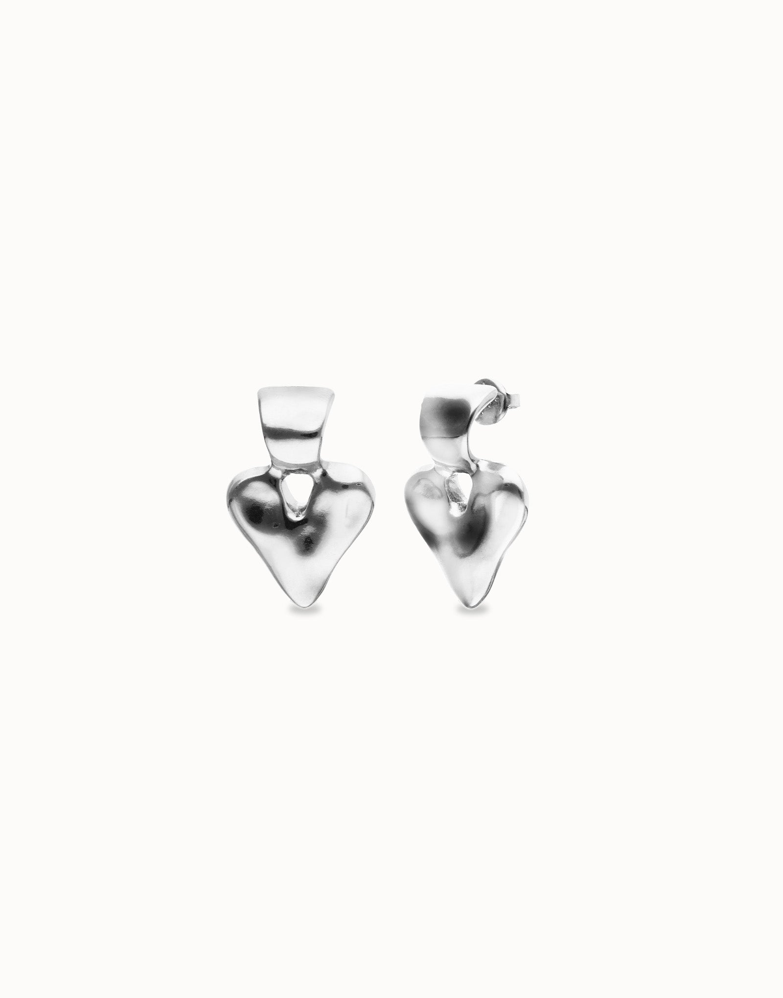 UNO DE 50 “Pálpito Collection”- Small heart stud earrings