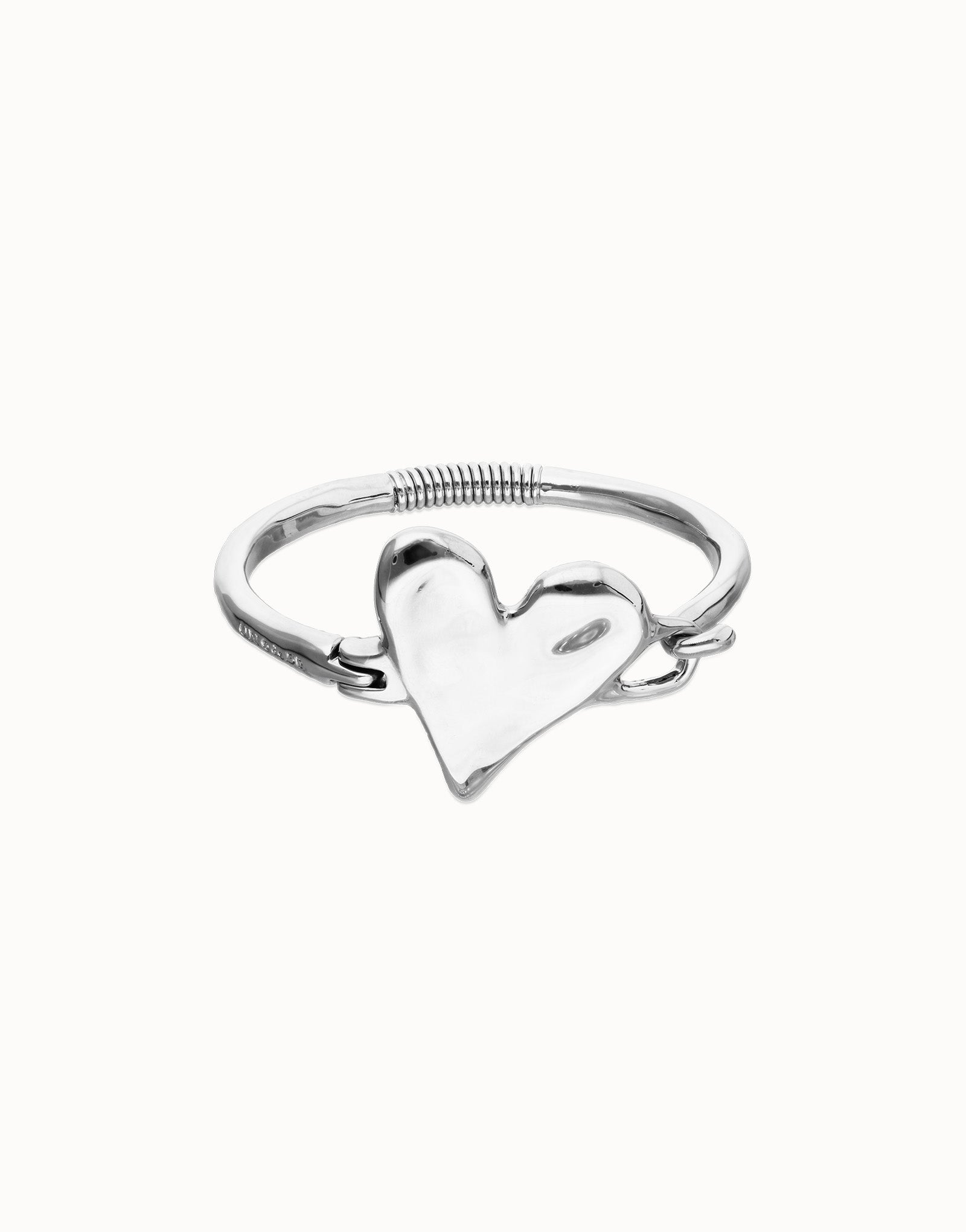 UNO DE 50 “Pálpito Collection”- Bangle bracelet with heart detail