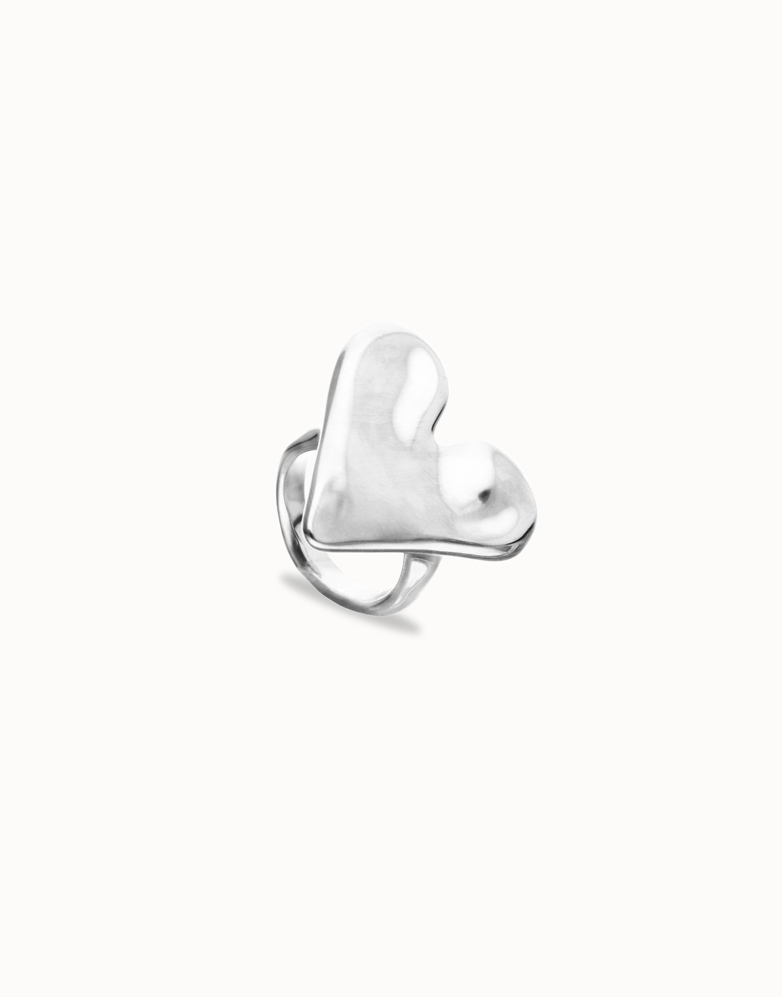 UNO DE 50 “Pálpito Collection”-Maxi ring with heart shape